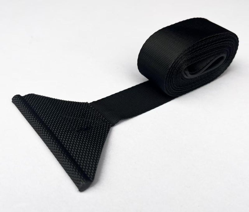CYLAND RV Awning Accessories Pull Straps, 108inches Upgraded RV Camper Parts Fits for RV Travel Trailer,Universal Patio Awning Pull Straps (1pc) Black - Image 1